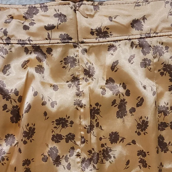 NWT Zara Satin Croped Top and Midi Skirt Set in Copper - Picture 12 of 13